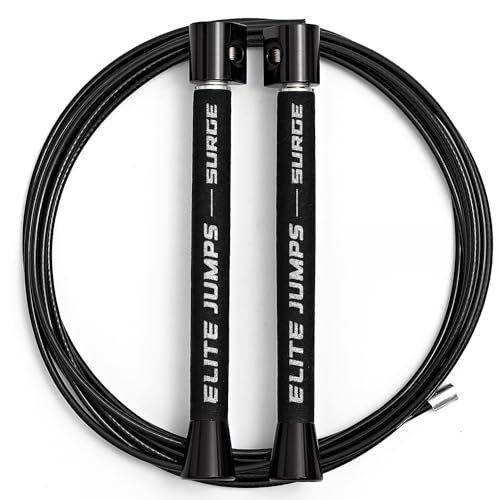 Elite Jumps Surge 3.0 Professional Speed Rope for Double...