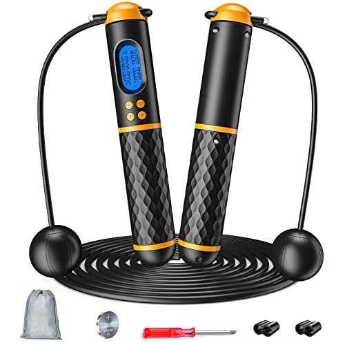 Smart Jump Rope, Multifun Speed Skipping Rope with...