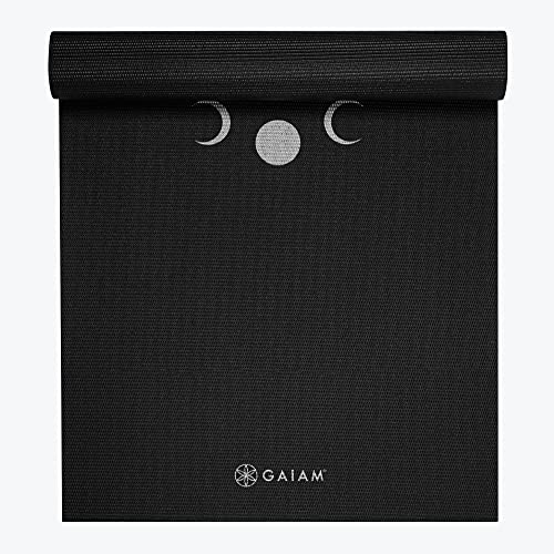 Gaiam Yoga Mat Premium Print Extra Thick Non Slip...