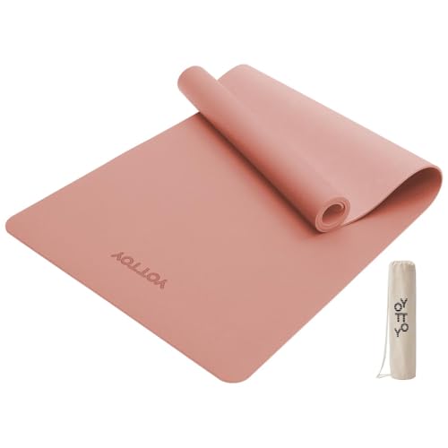 YOTTOY Yoga Mat,Non-Slip Hot Yoga Mat with Anti-Tear Design...