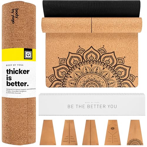 Luxury Cork Yoga Mat - Non Slip, Extra Thick Grip....