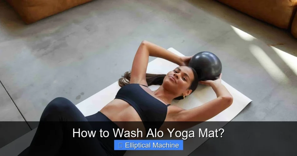 How to Wash Alo Yoga Mat?