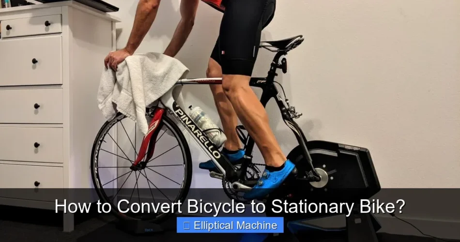 How to Convert Bicycle to Stationary Bike?