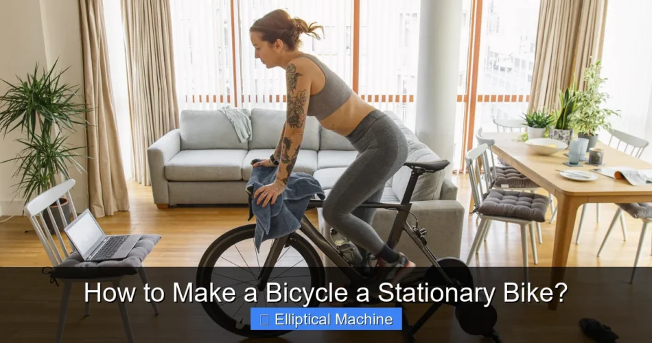 How to Make a Bicycle a Stationary Bike?