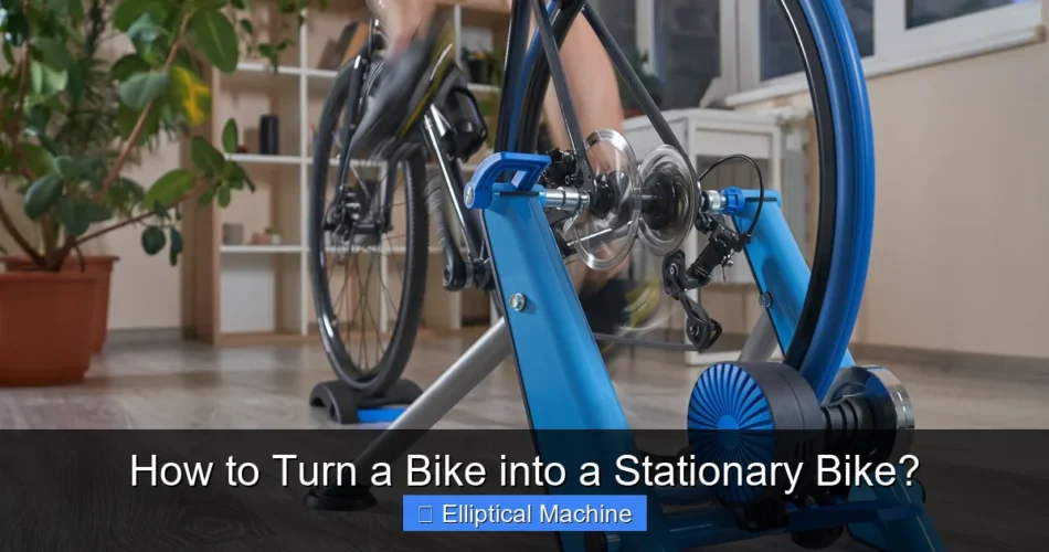 How to Turn a Bike into a Stationary Bike?