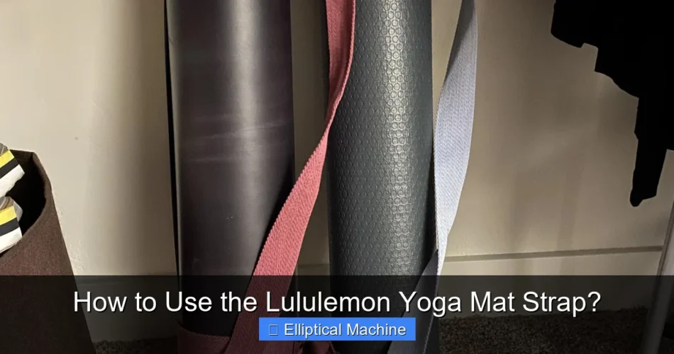 How to Use the Lululemon Yoga Mat Strap?
