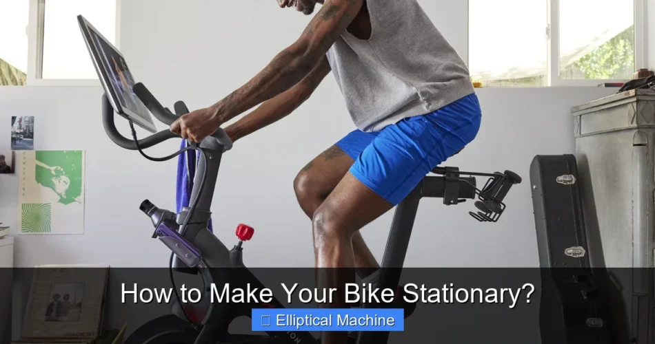 How to Make Your Bike Stationary?