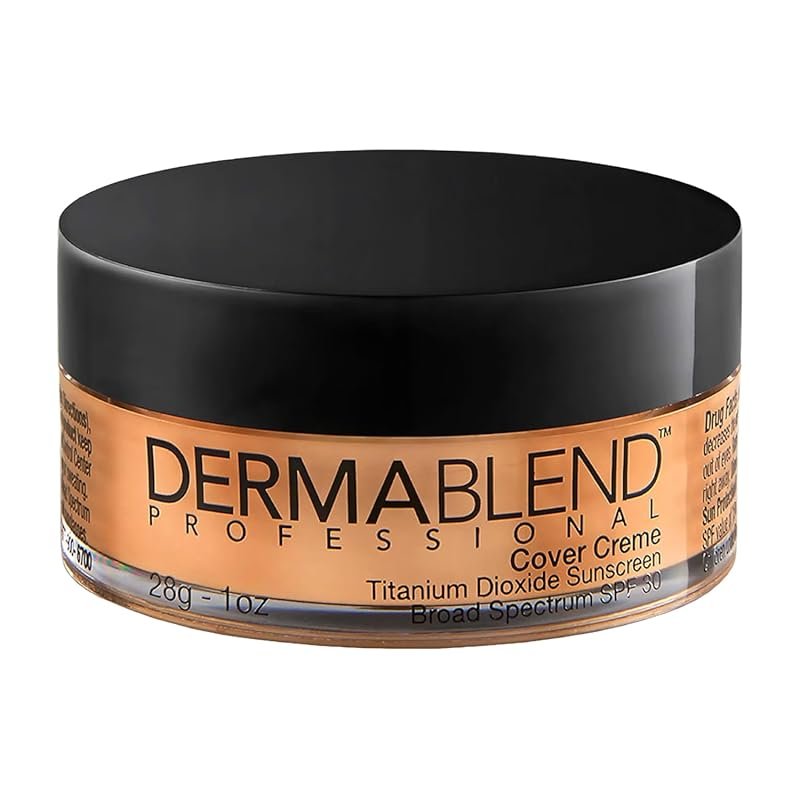 Dermablend Cover Crème Full Coverage Foundation Makeup, Hydrating Cream Conceale...