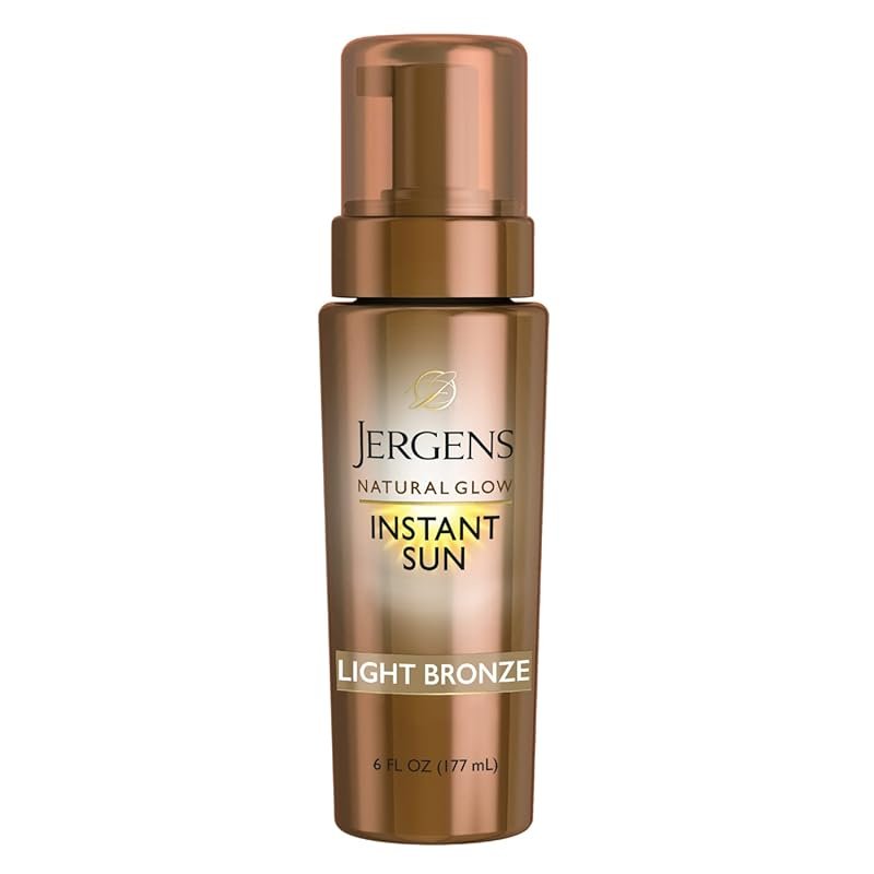 Jergens Natural Glow Body Mousse: The Best Sunless Tanning Bronzer for a Light, ...