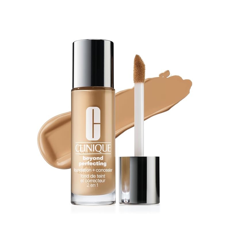 Clinique Beyond Perfecting Lightweight Liquid Foundation and Concealer for Full ...