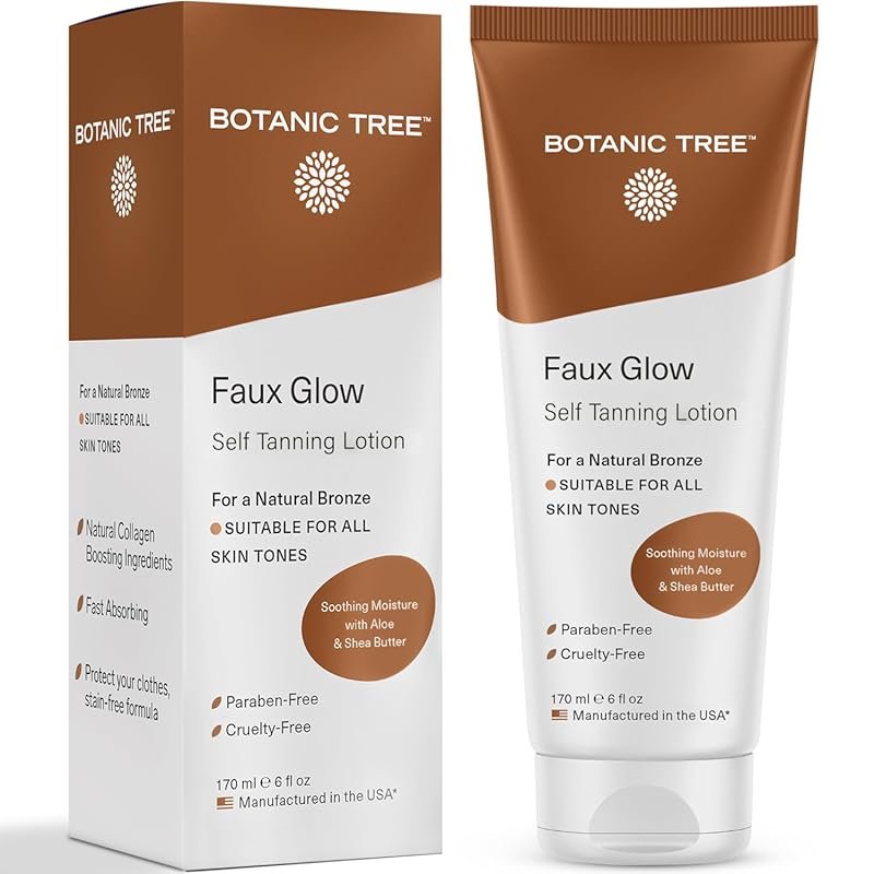 Achieve a Natural Sunless Tan with This Face and Body Lotion for All Skin Tones.