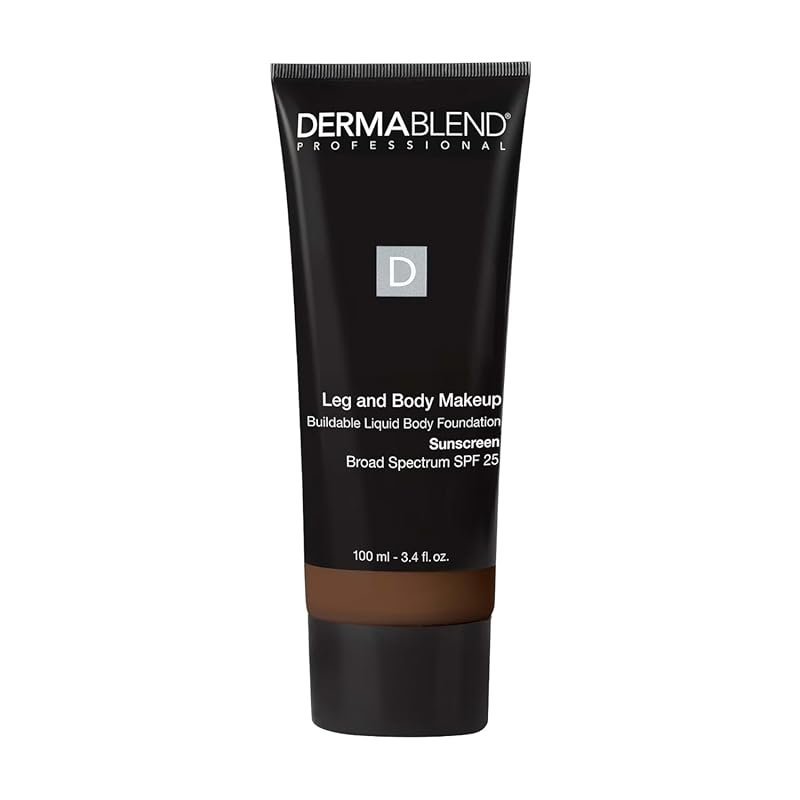 Dermablend Leg and Body Makeup Foundation, Deep Natural, SPF 25, 3.4 oz.
