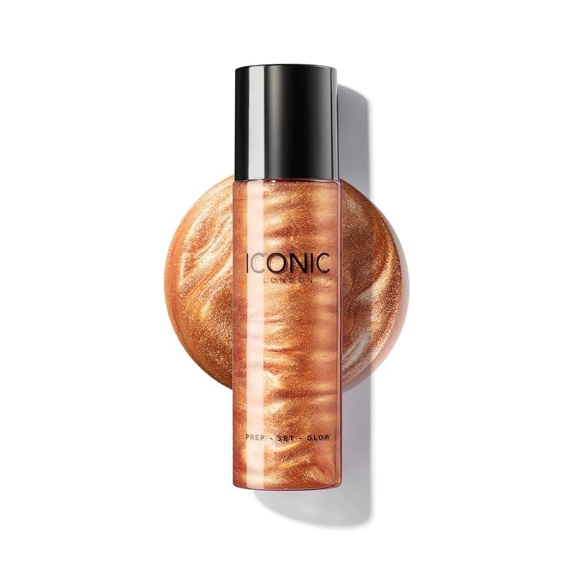 ICONIC LONDON Prep-Set-Glow: Hydrating, Setting, Glowing Makeup Spray for a Dewy...