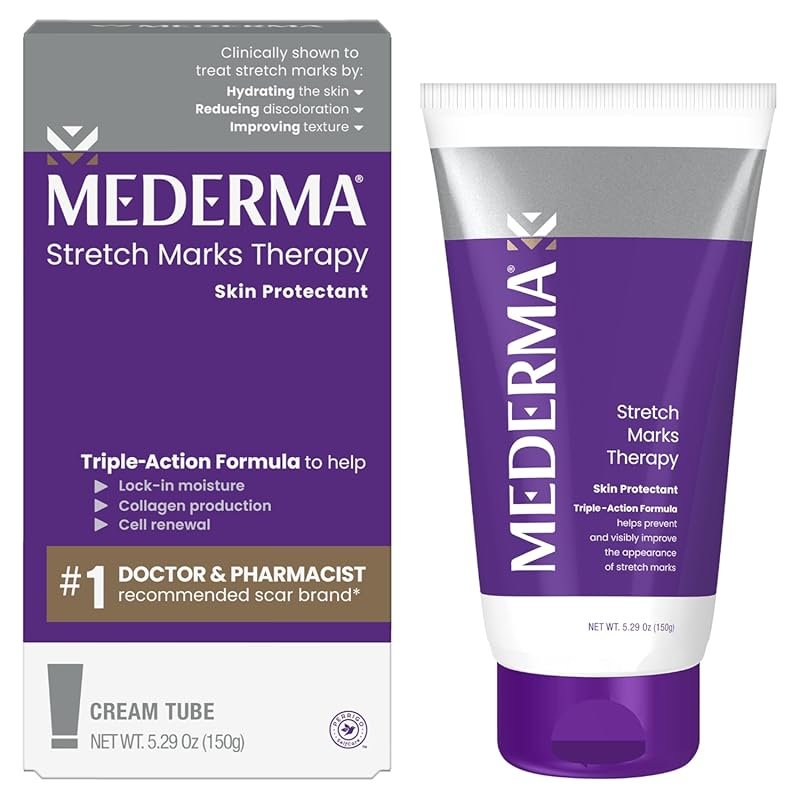 Mederma Stretch Marks Therapy, safe for pregnancy and breastfeeding, hydrates an...