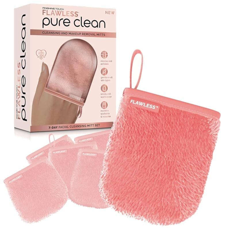 Reusable Makeup Eraser Body Mitt: 7-Day Cleansing Pads for Face and Body