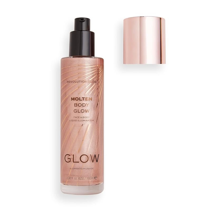 Achieve a luminous, radiant body glow with this beautiful Rose Gold makeup.