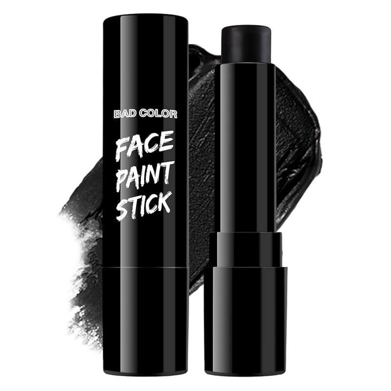 Non-Toxic Black Face Body Paint Stick for Cosplay, Halloween, and SFX Makeup