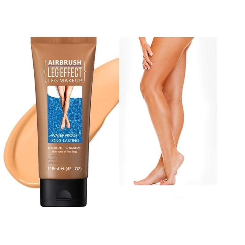 Waterproof Leg and Body Foundation Makeup: No-Transfer, Long-Lasting Coverage fo...