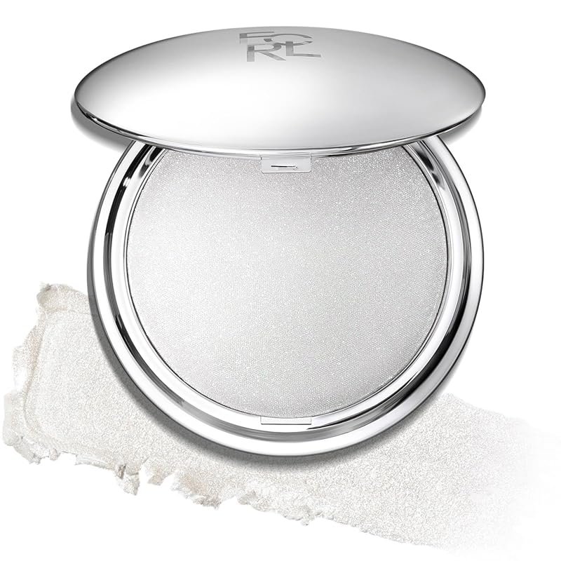 FOCALLURE Shimmer Face Highlighter Makeup Powder, Gel to Powder Glow Finish, Lea...