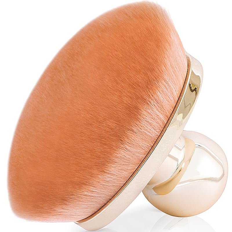 Vegan Body Makeup Brush for Self Tanner & Bronzer. Achieve Flawless Legs & Body.