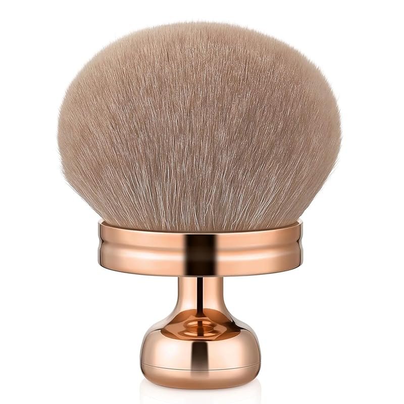 Wide-Headed Body Kabuki Brush for Self Tanner, Back Applicator, Bronzer, Face & ...