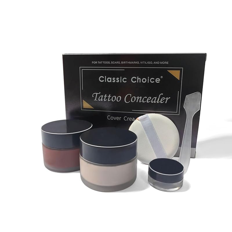 Best Body Concealer for Stretch Marks, Scars, Dark Spots, Vitiligo. Waterproof T...