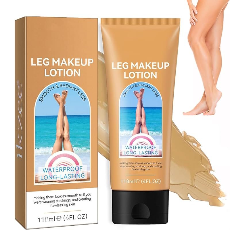 Waterproof No-Transfer Leg & Body Foundation for Tattoo, Scar Coverage, Medium G...