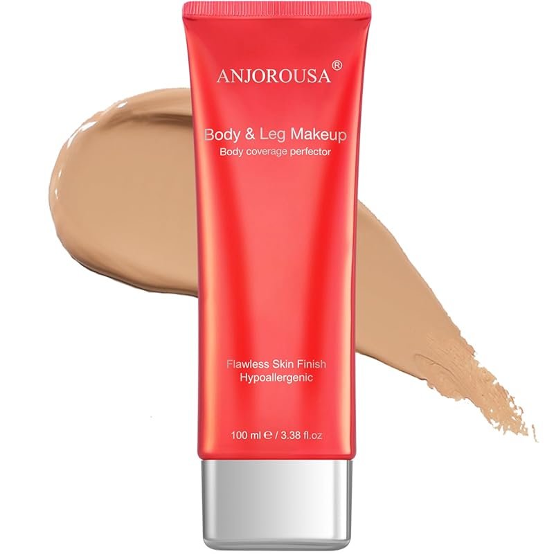 Non-Transfer Waterproof Body Makeup & Foundation for Leg and Body Tattoo Coverag...