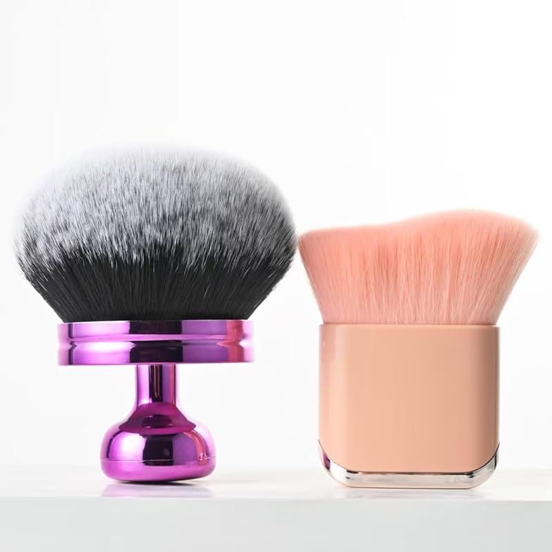 Body Makeup Kabuki Brush for Self Tanner, Powder & Face - 2 Pack