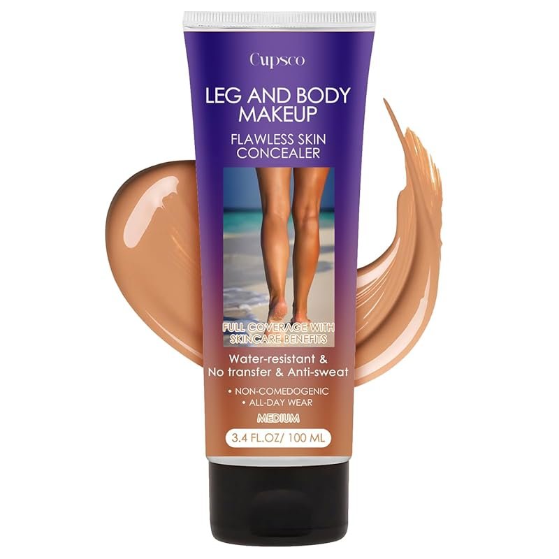 Waterproof, No-Transfer Body And Leg Makeup for Easy Tattoo Coverup, Sweat Resis...