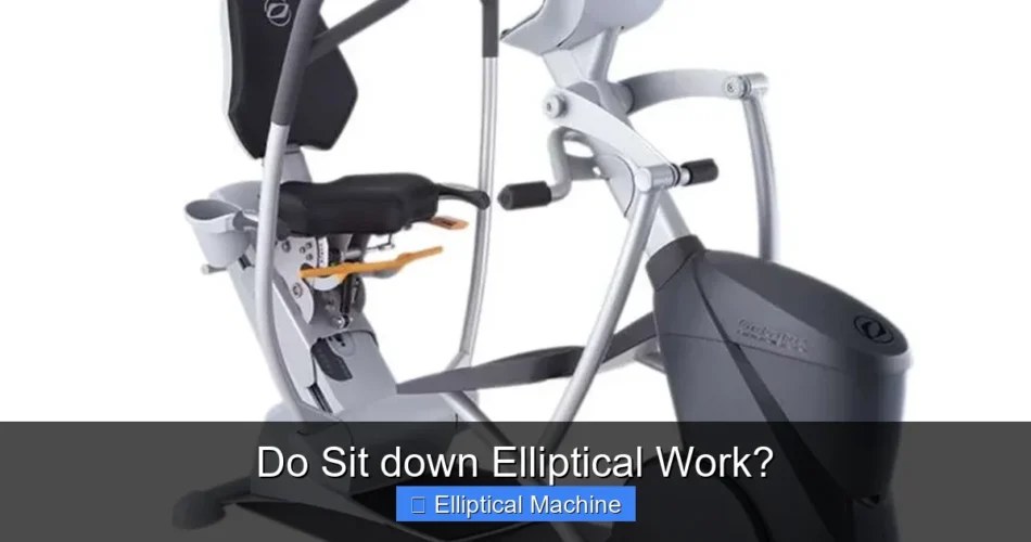 Do Sit down Elliptical Work?