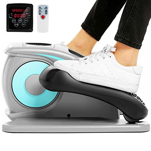 ANCHEER Under Desk Elliptical, Electric Ellipse Leg...