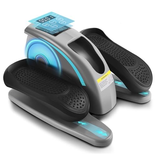 ANCHEER Under Desk Elliptical Machine, Electric Seated...