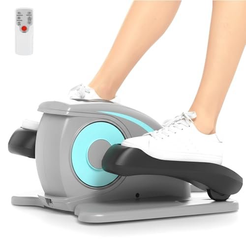 ANCHEER Under Desk Elliptical Machine - Quiet Pedal...