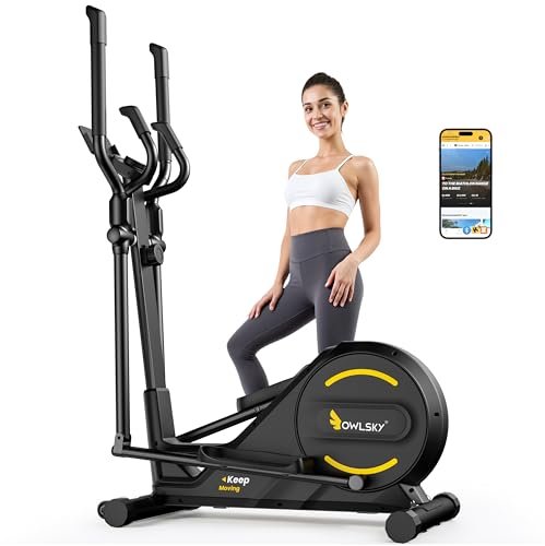 OWLSKY Elliptical Exercise Machine, Elliptical Machine for...
