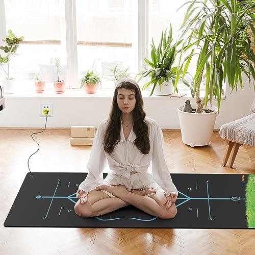 LekDrok Grounding Yoga Mat, 72x24inch, Earthing Sleep Pad...