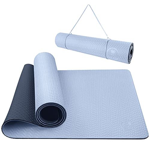 IUGA Yoga Mat Thick Non Slip Anti-tear Pilates Workout Mat