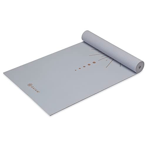 Gaiam Yoga Mat - Premium 6mm Print Extra Thick.