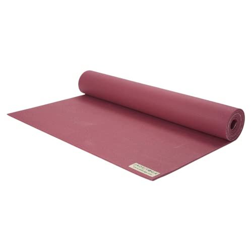 JADE YOGA Raspberry Yoga Mat 3/16 in Thick 68 in