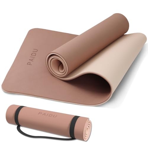 PAIDU Yoga Mat Non Slip Anti-tear,extra thick-2/5 inch...
