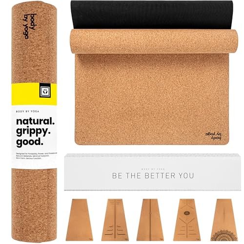 Luxury Cork Yoga Mat - Non Slip, Extra Thick Grip.
