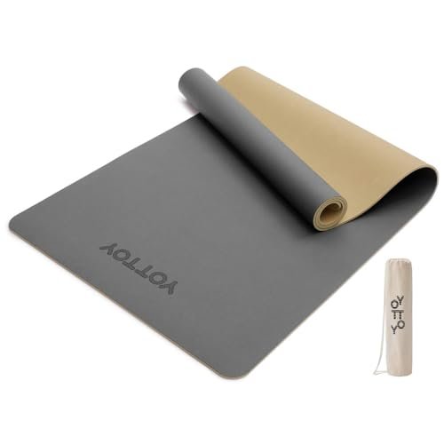 YOTTOY Yoga Mat,Non-Slip Hot Yoga Mat with Anti-Tear Rubber.