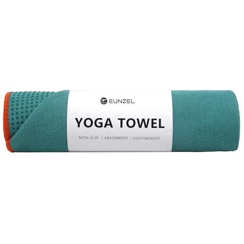 Eunzel Hot Yoga Towel - Microfiber Non Slip with Grip