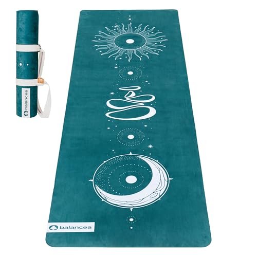 Yoga Mat 5mm Non Slip Suede & TPE Green Durable
