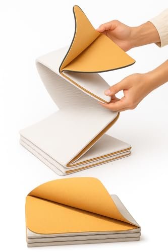 Roam & Wrap TRUE FOLDING Cork Yoga Mat 5mm Portable