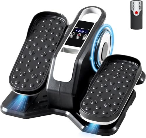 NEWBULIG Under Desk Elliptical Machine, Ellipse Leg...