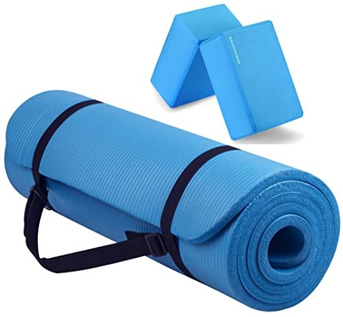 Fitvids All Purpose 1/2-Inch Extra Thick High Density Yoga...