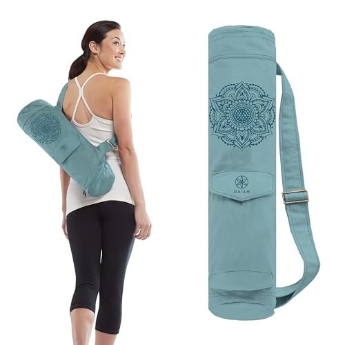 Gaiam Cargo Yoga Mat Bag, Full-Zipper Yoga Mat Carrier.