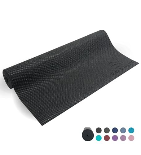 Everyday Yoga Mat 72 Inch 3mm – Non-Slip, Lightweight...