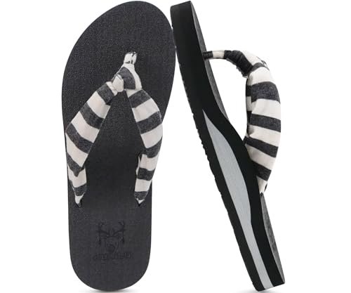 KuaiLu Flip Flops Women Arch Support Yoga Mat Comfortable